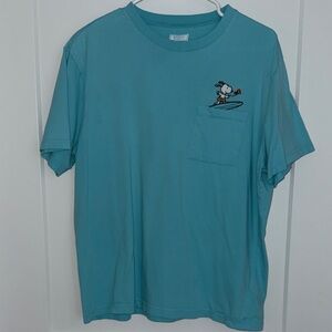 Tailorbyrd Teal Surfing Graphic Tee